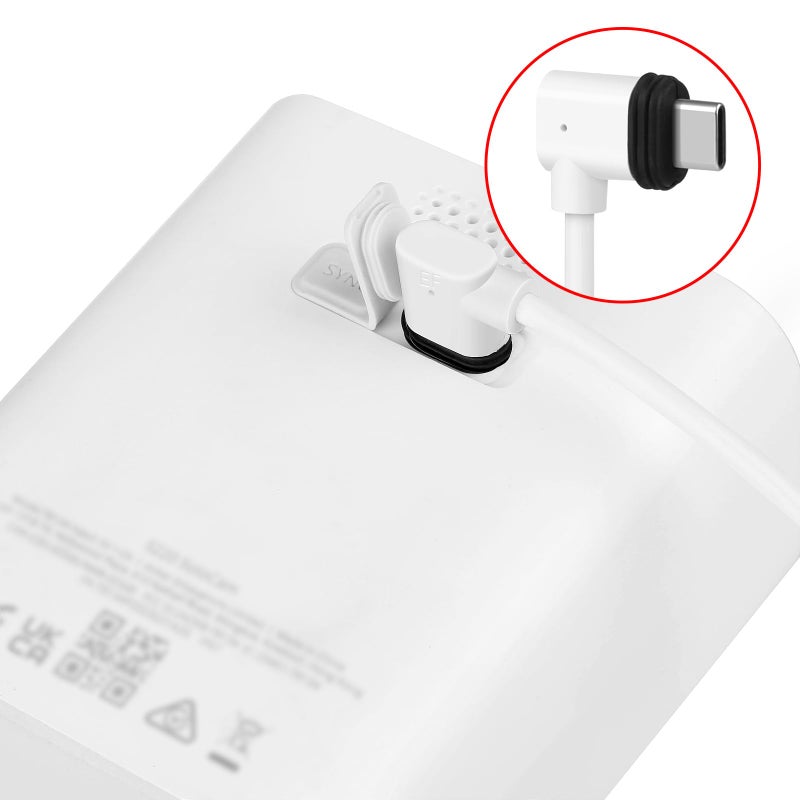 Uogw 25FT Power Extension Cable for eufy SoloCam S220/SoloCam S340/eufyCam S300 (eufyCam 3C)/eufyCam S3 Pro and SoloCam E30,Weather Resistant Type C Cable Continuously Charging Your Security Cameras - Image 4