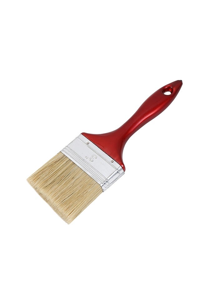 LAWAZIM Paint Brush -3inch- No Streaks Flat Trim Brush with Ergonomic Handle for High Precision Control -for DIY Professional Interior Exterior Home Improvement for Latex and Oil Paints & Wood Stains - Image 2