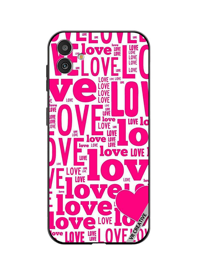 VR CREATIVE Protective Case Cover For Samsung Galaxy F14 Love Magazine Design Multicolour - Image 1