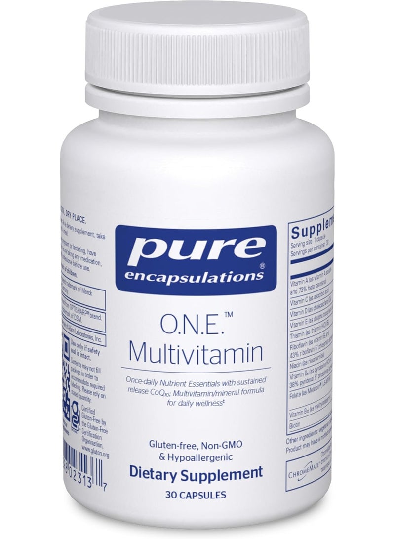 Pure Encapsulations O.N.E Multivitamin 30 Capsules - Image 1