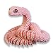 Binvin 3D Printed AnimalsSnake Viper3D Printed Snake Toys Articulated Snake 3D Printed Animals Animal Model Ornaments Creative Funny Toy Festival Gift for Frends Pink 24Inch - Image 2
