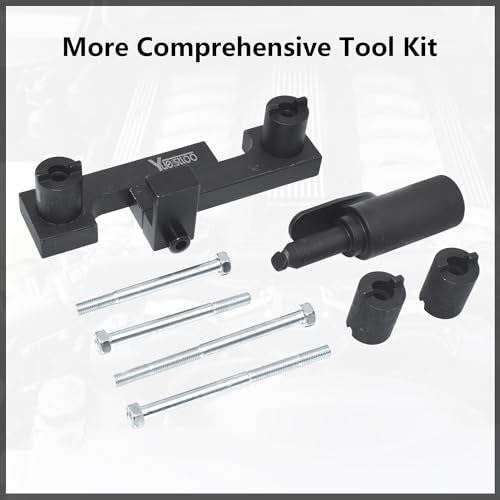 Yuesstloo طقم أدوات قفل توقيت عمود الكامات وعمود المرفق من يويستلو، متوافق مع فولفو S40 S60 XC90، بديل 9995452، مع حقيبة حمل وقفازات - Image 2