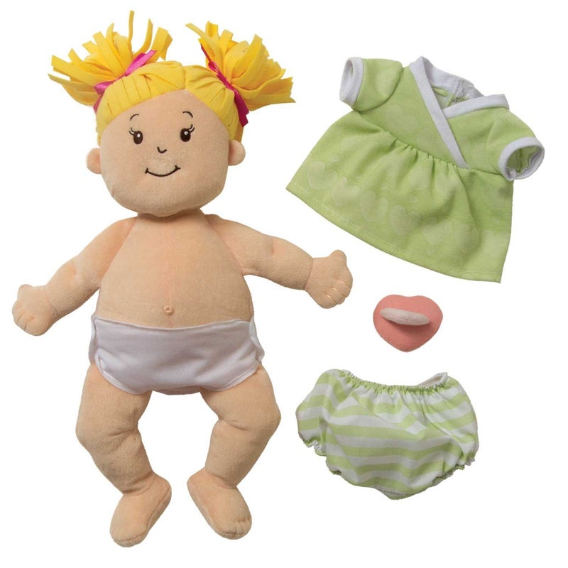 Manhattan Toy Manhattan Toy Baby Stella Blonde Soft First Baby Doll for Ages 1 Year and Up, 15" - Image 2