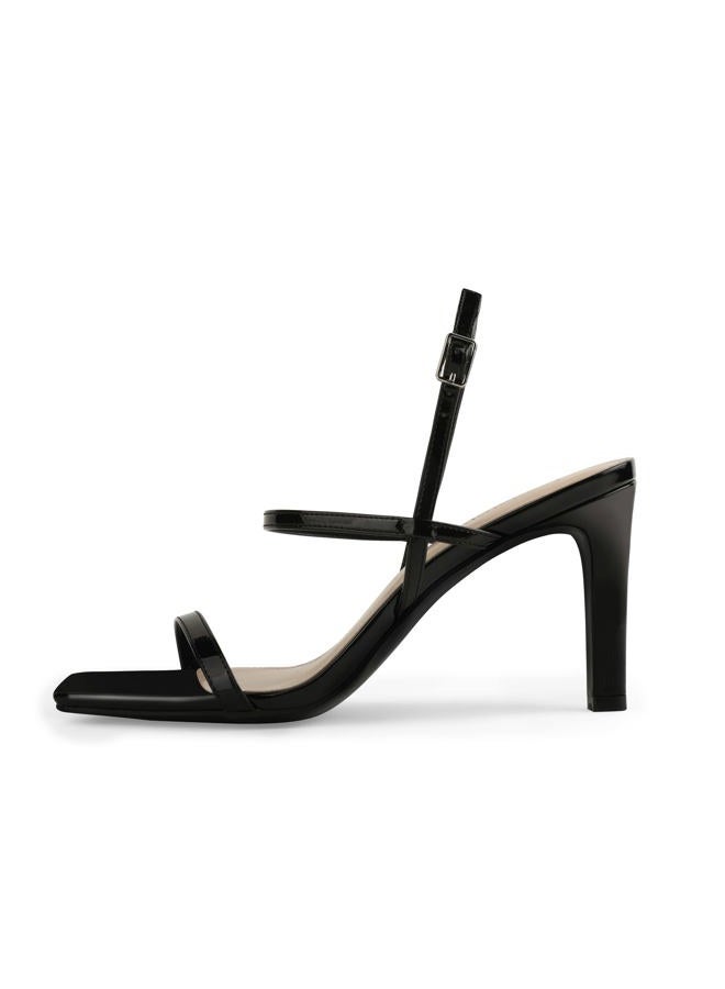 Modatope Womens Sandals Open Toe Strappy Sandals Ankle Strap High Heel Sandals for Women, A-black, 8.5 - Image 4
