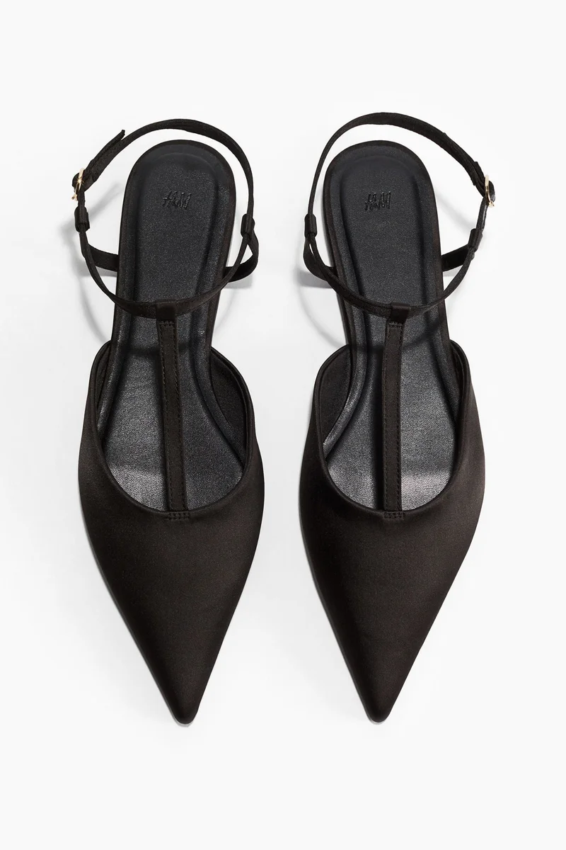 اتش اند ام صندل ساتان بمقدمة مدببة