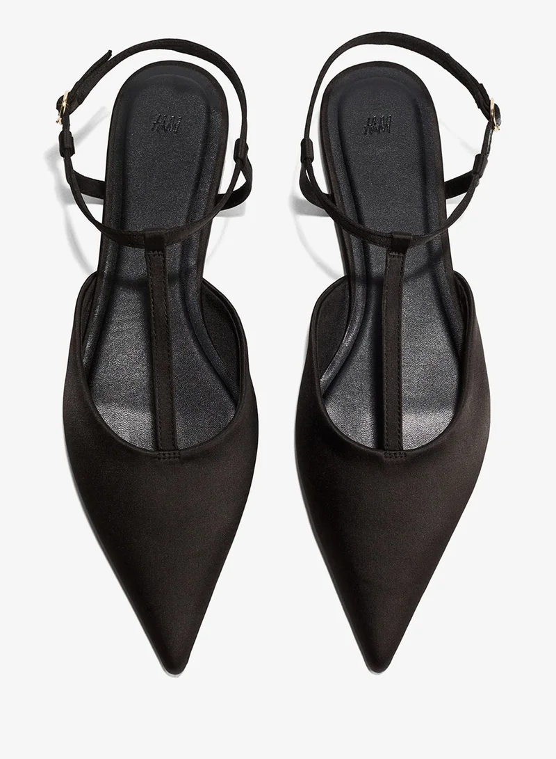 اتش اند ام صندل ساتان بمقدمة مدببة