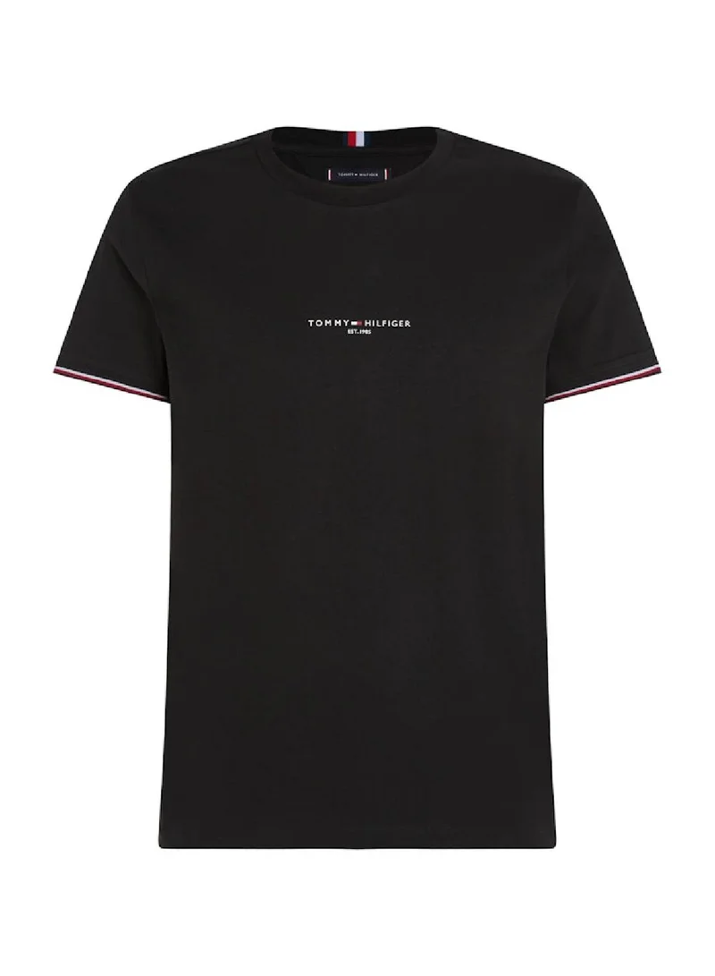 TOMMY HILFIGER Tipped Cuff Slim Fit T-Shir