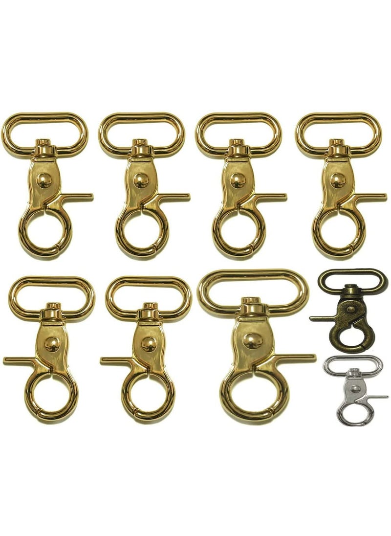 DIY Crafts DIY Crafts Pack 1 Pc, Golden, 1” Inch Inside Diameter D-Ring Lobster Clasp Claw Swivel Lobster Snap Clasp Hook for DIY Craft (Pack 1 Pc, Golden)  - Image 4