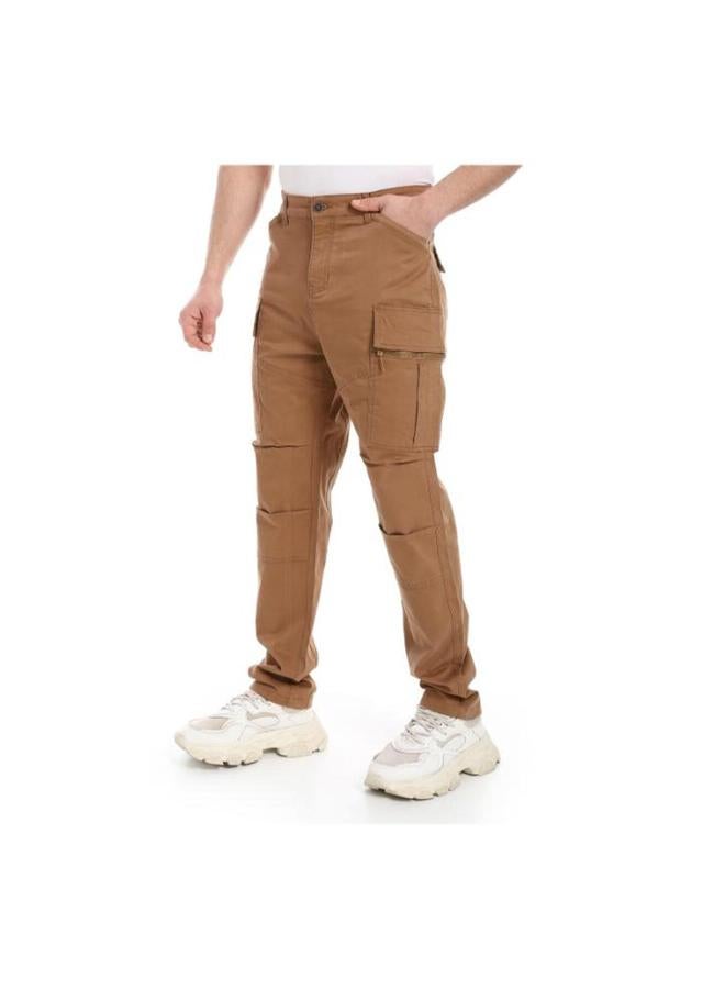 Coup Men Cargo Pants 1330161 42 - Camel - Image 2