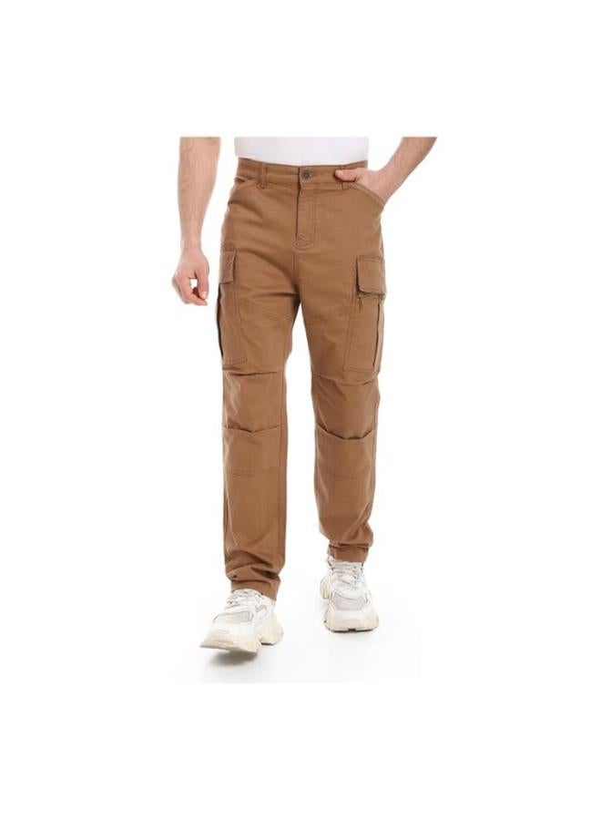 Coup Men Cargo Pants 1330161 42 - Camel - Image 1