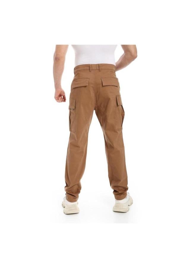 Coup Men Cargo Pants 1330161 42 - Camel - Image 3