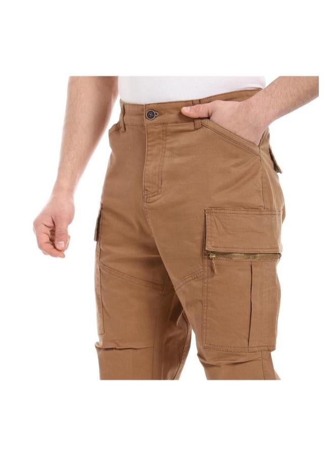 Coup Men Cargo Pants 1330161 42 - Camel - Image 4