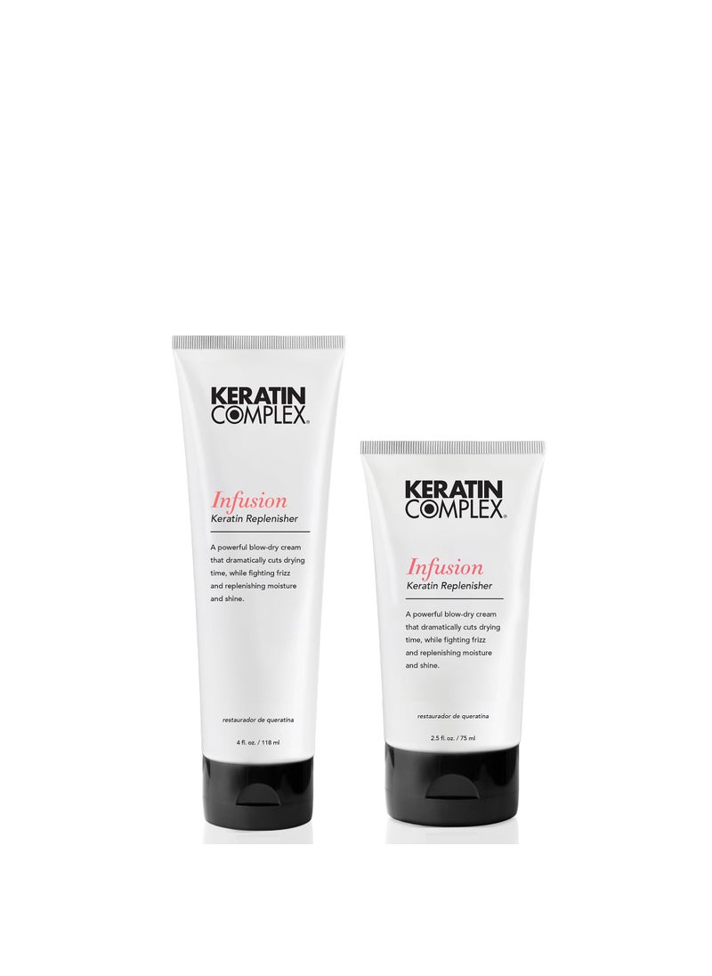 KERATIN COMPLEX - Keratin Complex - Infusion Keratin Replenisher - 2.5 fl oz and 4 floz, 2 pack - Image 1