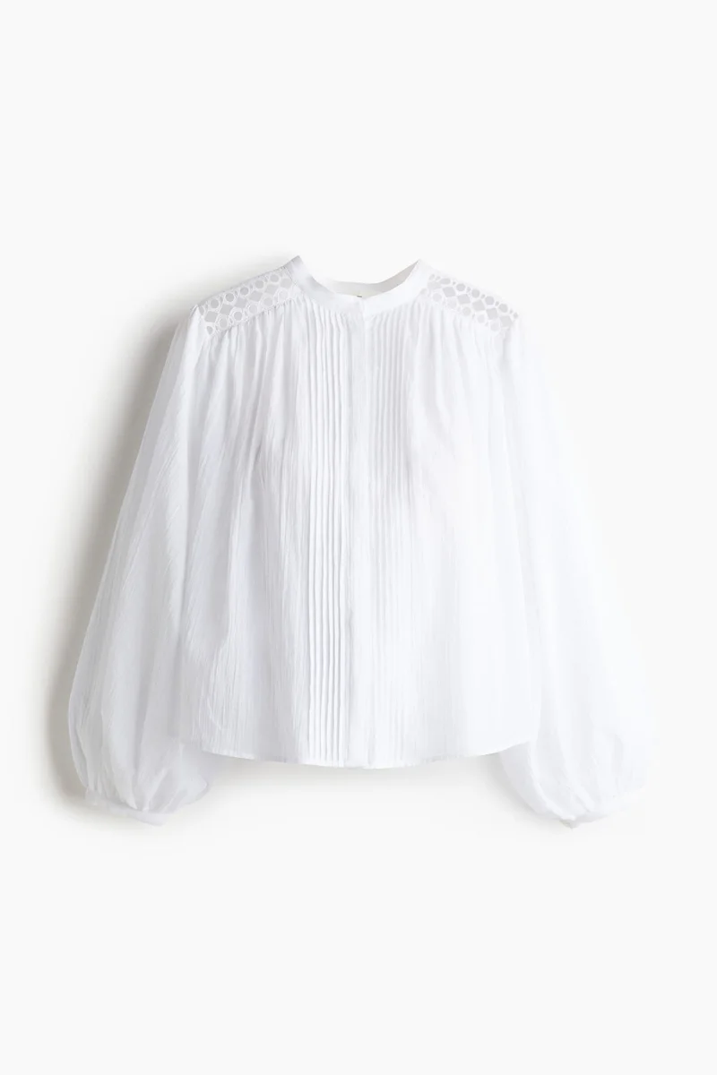 H&M MAMA Before &amp; After Lace-inset blouse