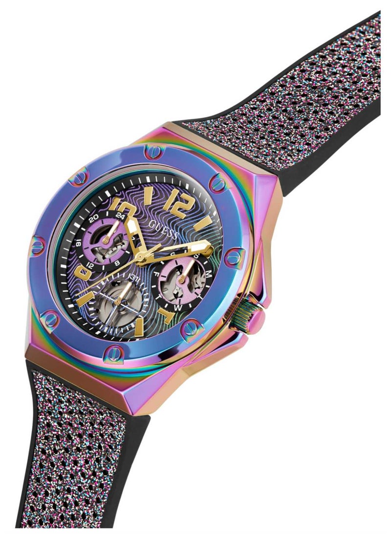 GUESS Womens Two-Tone Iridescent Multi-function Watch - GW0620L4 - Image 2
