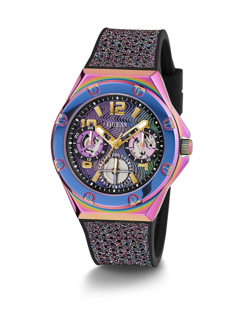 GUESS Womens Two-Tone Iridescent Multi-function Watch - GW0620L4 - Image 3
