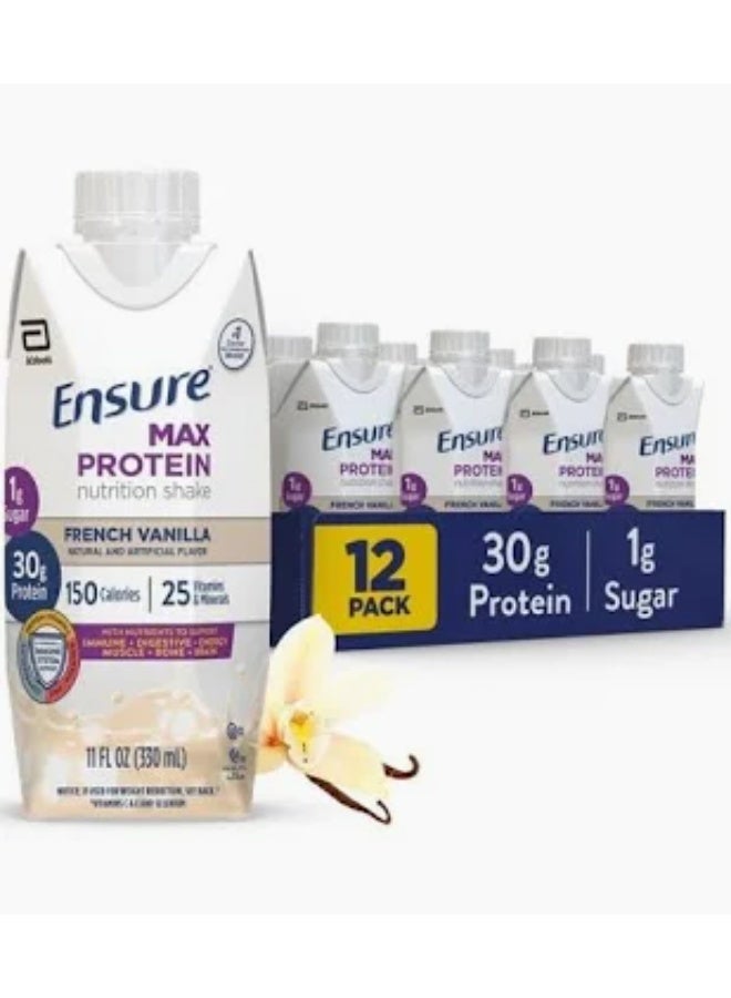 Ensure Max Protein Nutrition Shake Vanilla 330 ml Pack of 12