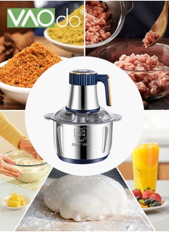 Food Chopper 5ltr Stainless Steel Bowl 500W Food Processors 5 Speeds Adjustable Meat Grinder 6-Blade Blade Multi Food Chopper for Meat Vegetables Fruits Flour Eggs Nuts Etc - pzsku/ZCDED5EAAF81AC4E28BD9Z/45/_/1736228819/475a84db-42e8-448a-aae1-974ddfd500d2