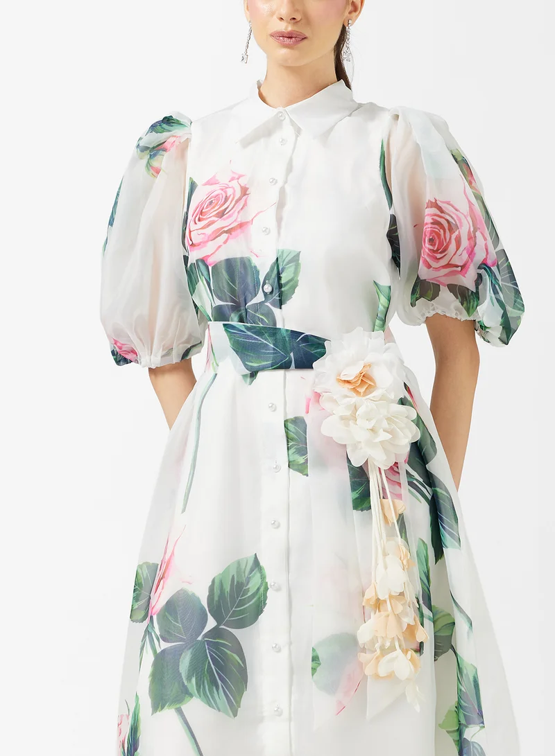 Khizana Floral Print Dress