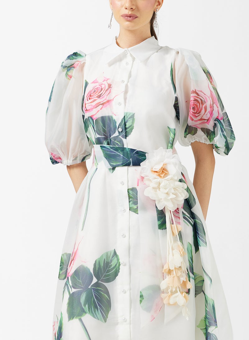 Khizana Floral Print Dress - Image 3