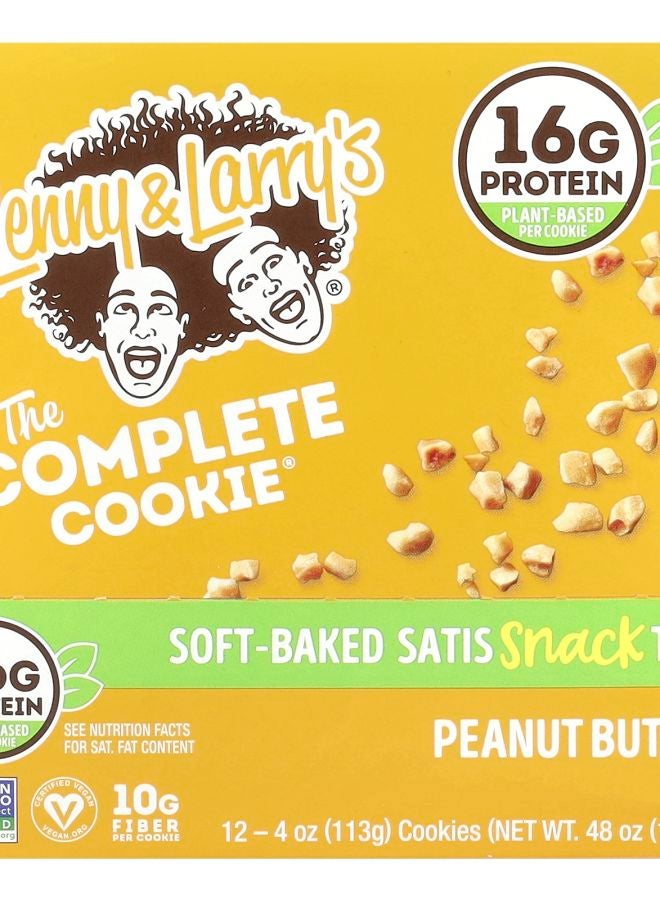 LENNY & LARRY'S The Complete Cookie® Peanut Butter 12 Cookies 4 oz (113 g) Each