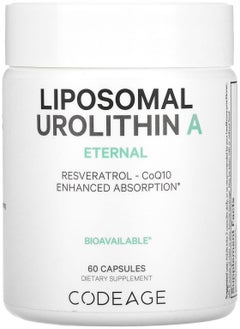 Codeage Liposomal Urolithin A, Eternal, 60 Capsules 