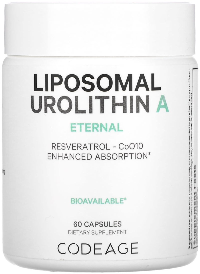 Codeage Liposomal Urolithin A, Eternal, 60 Capsules 