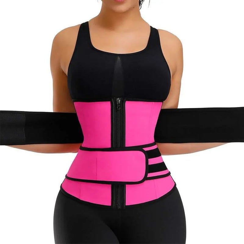 Bluejw Women's Neoprene Waist Trimmer Belt - Abdominal Compression for Exercise, Yoga, Postpartum - Body Shaper & Reinforcement - Image 2