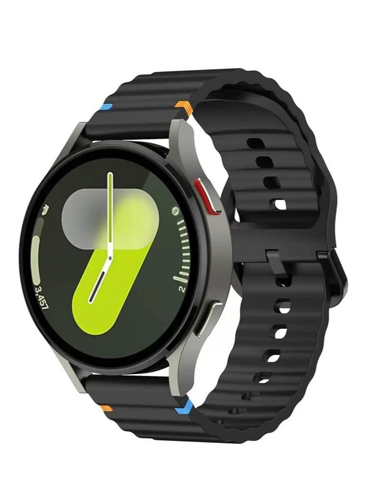 22 mm Silicone Watch Strap, Quick Release Watch Straps for Men and Women, Skin-friendly, Soft, Replacement Strap for 22 mm Compatible with Amazfit/Huawei/MI/Fossil/samsung - Image 1