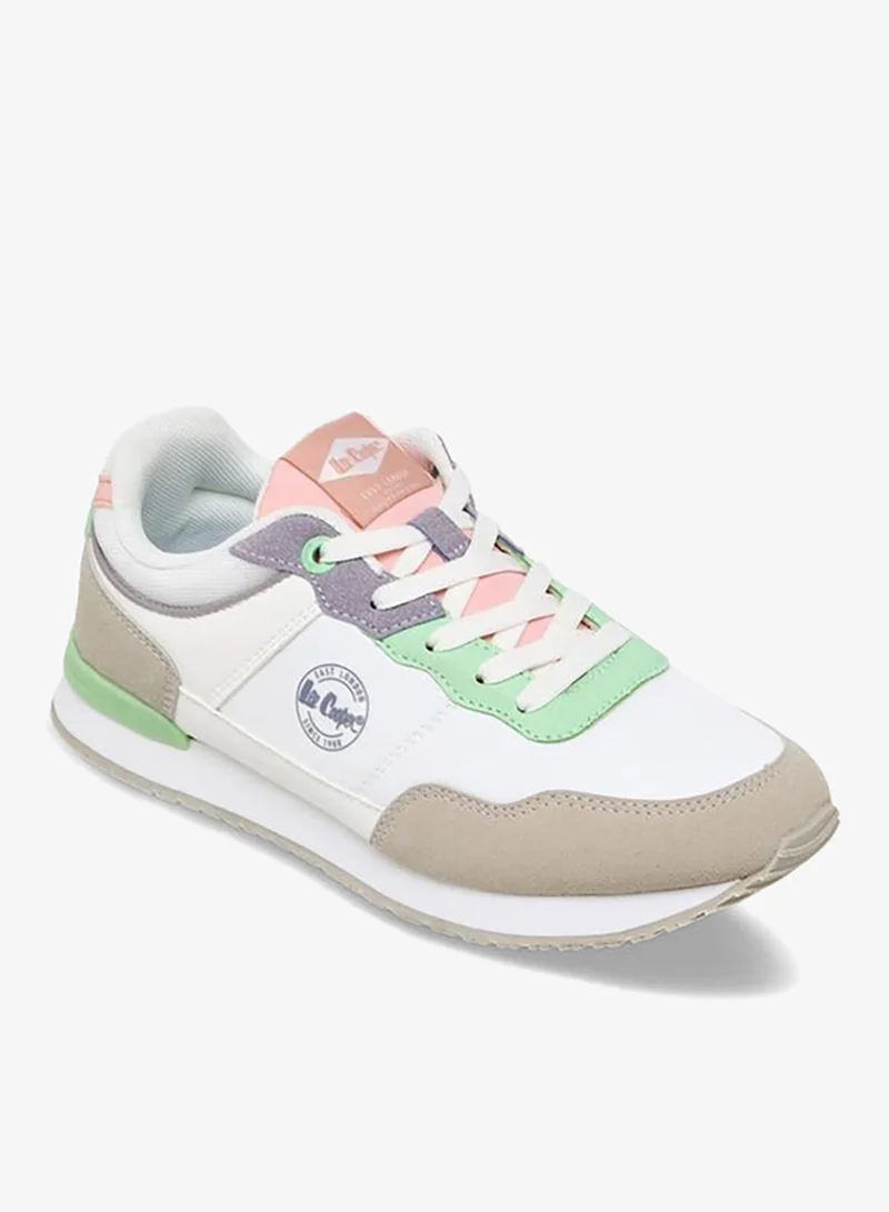 لي كوبر Girls Lace-Up Ankle Sneakers