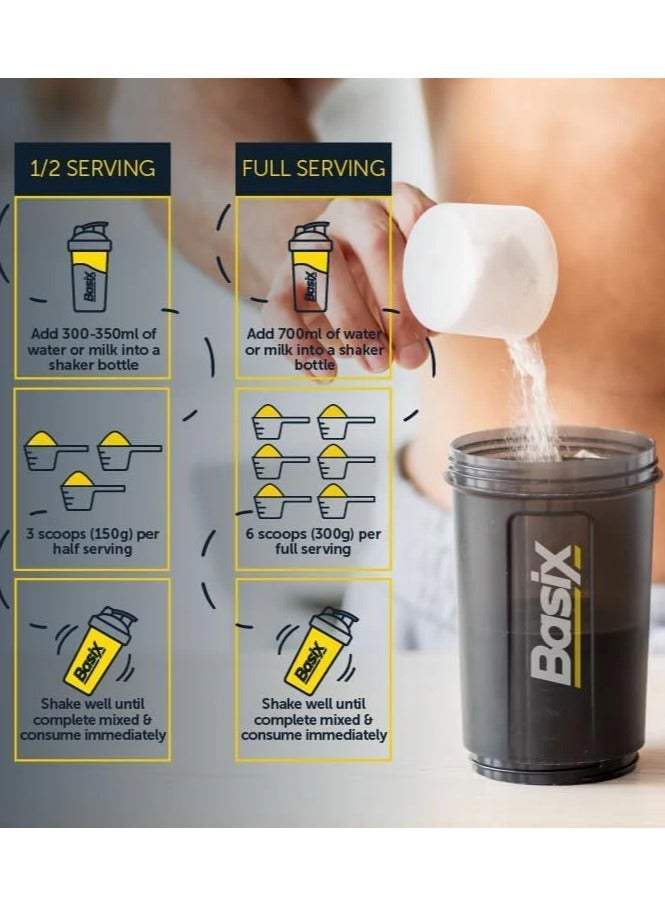 Basix Total Gainer High Protein and Carb Vanilla Whip 2.72 kg - Image 4