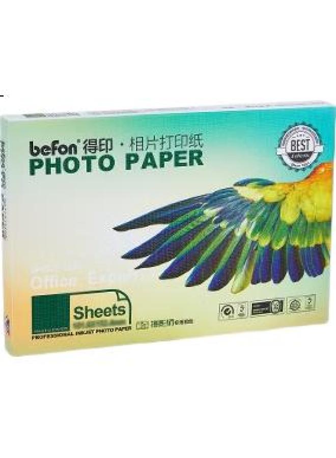 Befon (befon) 6r High Gloss Photo Paper Rc Waterproof Quick Dry 260g Inkjet Printer Photo Paper 100 Sheets/ Pack Color Printing Photo Paper - Image 1