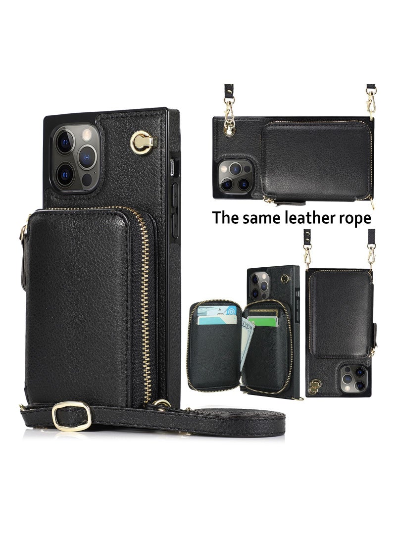 Suitable For iPhone Wallet Zipper Mobile Phone Leather Case - Image 2