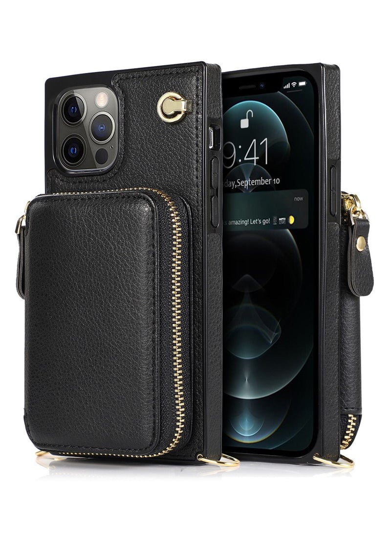 Suitable For iPhone Wallet Zipper Mobile Phone Leather Case - Image 1