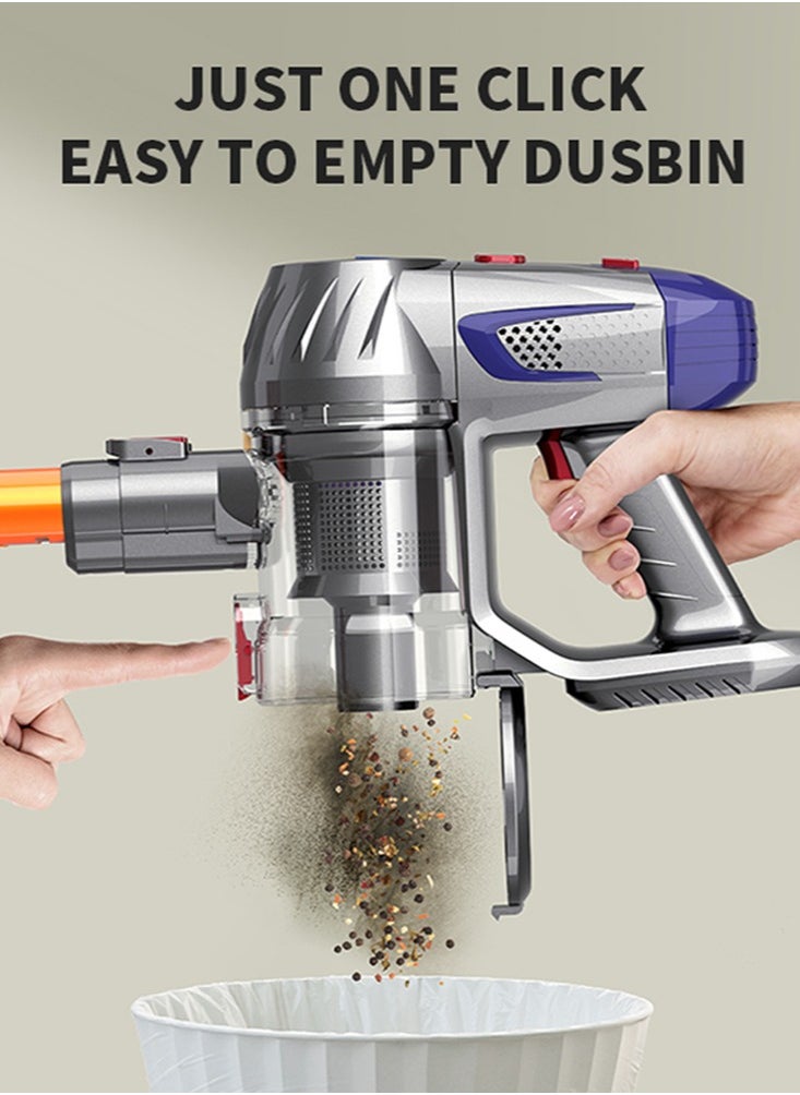 Cordless Vacuum Cleaner, 9000Pa/150W Powerful Suction with 40 Mins Runtime 3 in 1 Vacuum Cleaners, Lightweight, Ultra-Quiet Cordless Stick Vacuum for Carpet/Hard Floor/Car/Pet - pzsku/ZCDEDC4B1FD5B86D9A967Z/45/_/1727244412/20b28909-83a4-479b-9cf6-80c26c13199c