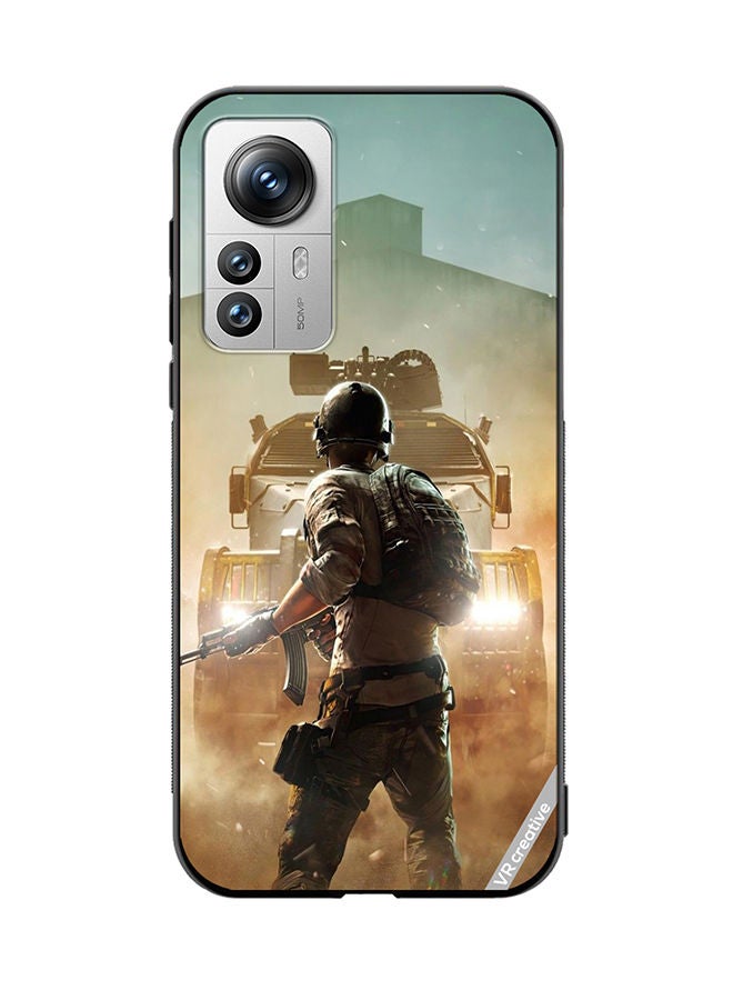 VR CREATIVE Protective Case Cover For Xiaomi 12X Pubg Design Multicolour - Image 1