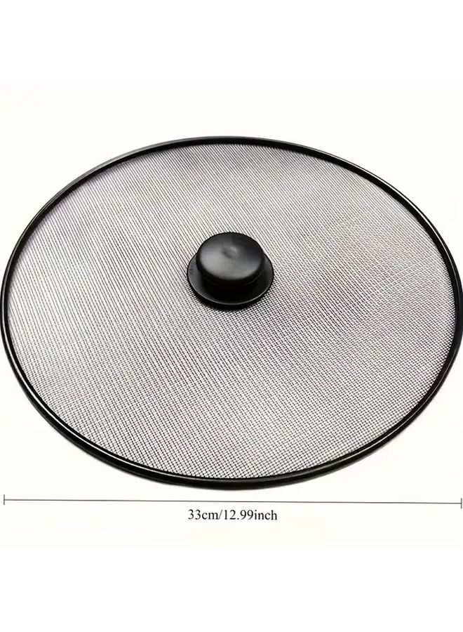 Heat Resistant Mesh Splash Guard for 9.84 Inch Pots Prevents Splatter Smoke - Image 5