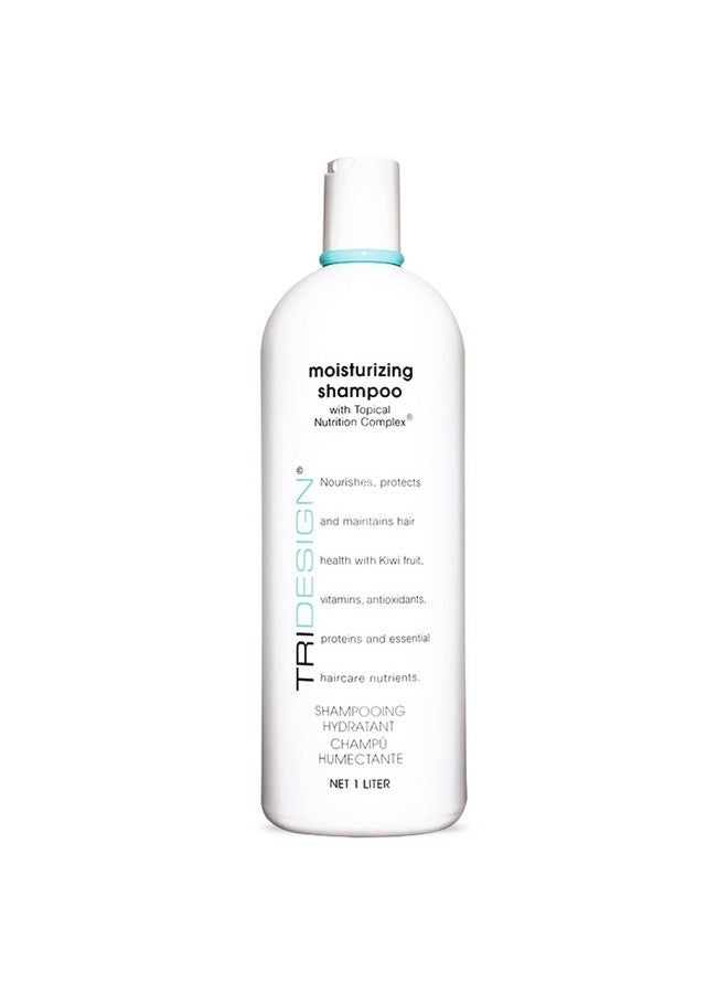 TRIDESIGN TRI Hair Care Moisturizing Shampoo - Revitalizing Hair Shampoo with Topical Nutrition Complex for Men and Women, Home or Salon Shampoo, 34 Oz Hair Products to Hydrate & Nourish Hair  - Image 1
