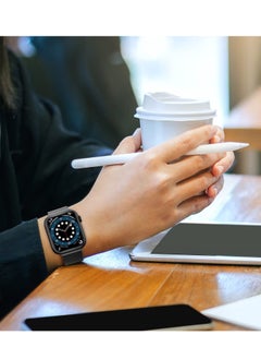 ANYOGRO Compatible with Apple Watch Band 42mm 41mm 40mm 38mm for Women and Men, Magnetic Metal Stainless Steel Strap Wristband Compatible for iWatch Series 10 9 8 7 6 5 4 3 2 1 SE Black  - Image 4