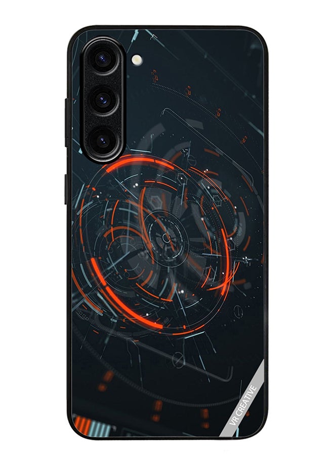 VR CREATIVE Protective Case Cover For Samsung Galaxy S23 FE Tech Design Multicolour - Image 1