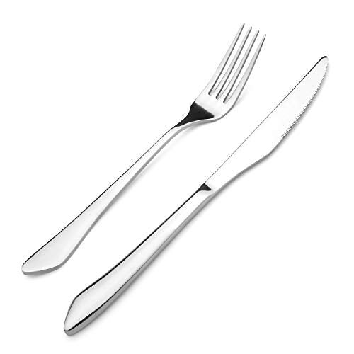 sharecook Silverware Set, 20-Piece Stainless Steel Flatware Set Service for 4, Mirror Polishing Tableware Cutlery Set for Home and Restaurant, Dishwasher Safe - Image 3