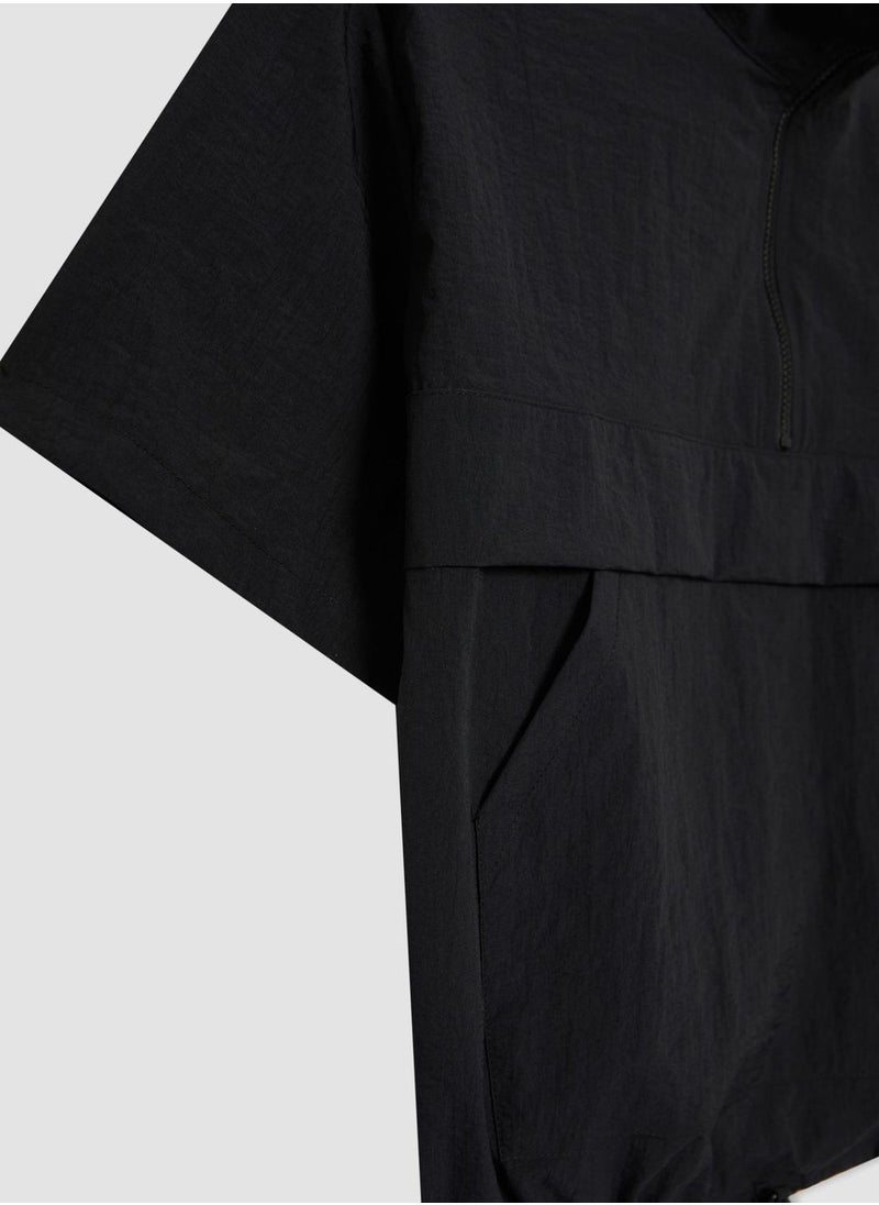 DeFacto - Girl Crop Short Sleeve Blouse - Image 1