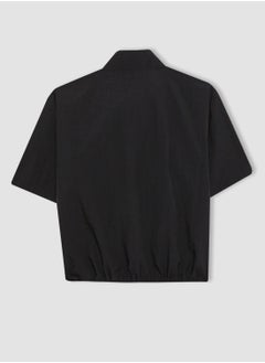 DeFacto Girl Crop Short Sleeve Blouse  - Image 2