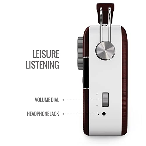 Carvaan Saregama Carvaan Telugu - Portable Music Player with 5000 Preloaded Songs, FM/BT/AUX (Cherrywood Red) - Image 5