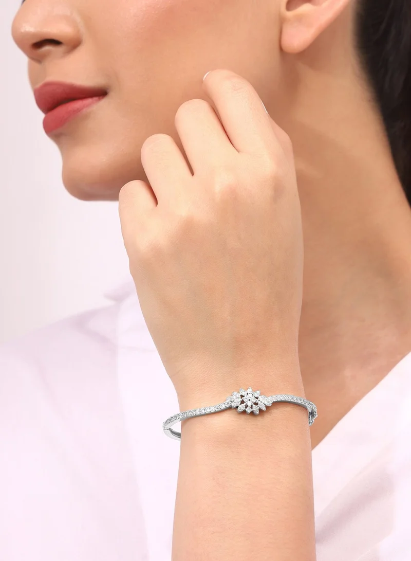 Priyaasi American Diamond Bangle-Style Bracelet