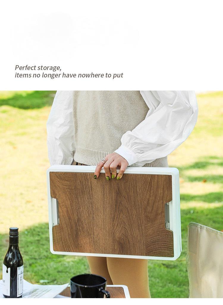 Y&D 1 Pcs Outdoor Storage Box Folding Thickened Storage Box Plastic Toy Storage Box Car Trunk Organizing Box Car With Waterproof Bag （White）  - Image 2
