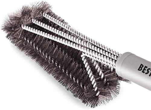 Best BBQ Grill Brush Stainless Steel 18" Barbecue Cleaning Brush w/Wire Bristles & Soft Comfortable Handle - Perfect Cleaner & Scraper for Grill Cooking Grates - Image 3