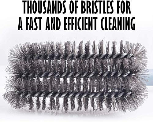 Best BBQ Grill Brush Stainless Steel 18" Barbecue Cleaning Brush w/Wire Bristles & Soft Comfortable Handle - Perfect Cleaner & Scraper for Grill Cooking Grates - Image 2