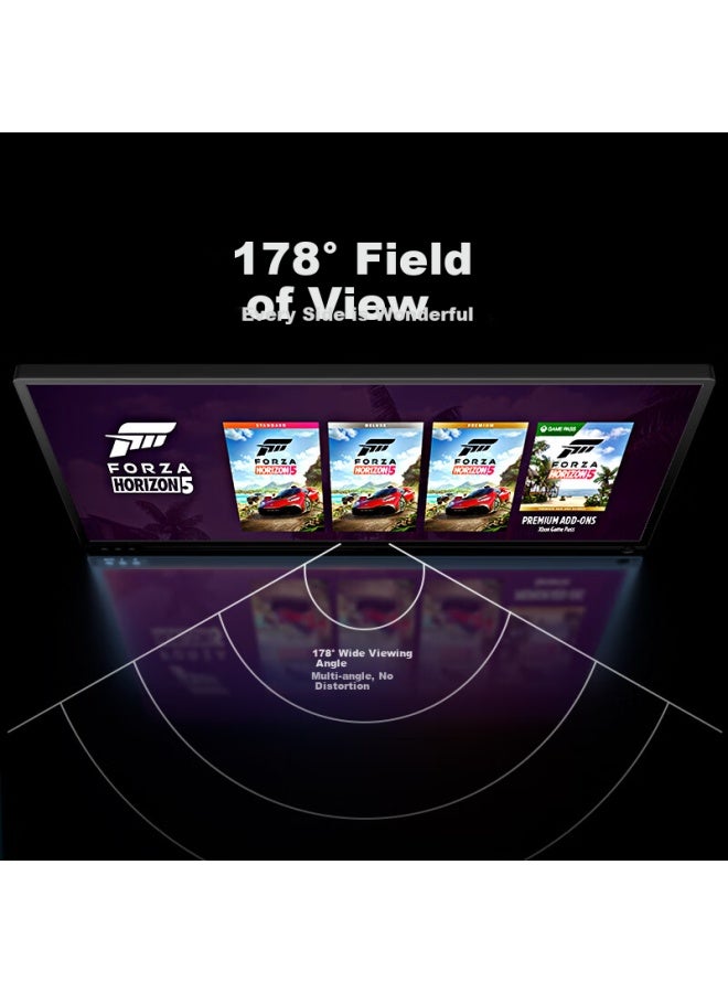 Eimio Portable Monitor With 144hz Refresh Rate Professional Gaming Esports Monitor 15.6 Inch Laptop Secondary Screen 178° Ultra-wide Viewing Angle Clearer A16r - Image 1