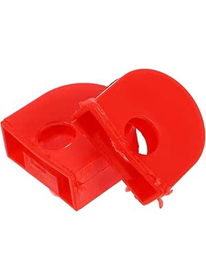Ladder Hinge Protector 2pcs Rod End Caps for Stability and Easy Installation - Image 1